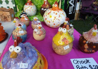 Pottery chickens for sale