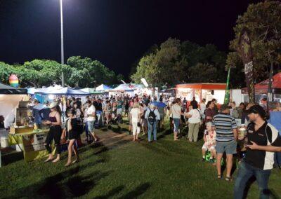 A crowd a the market