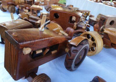 Wooden Toys on market table